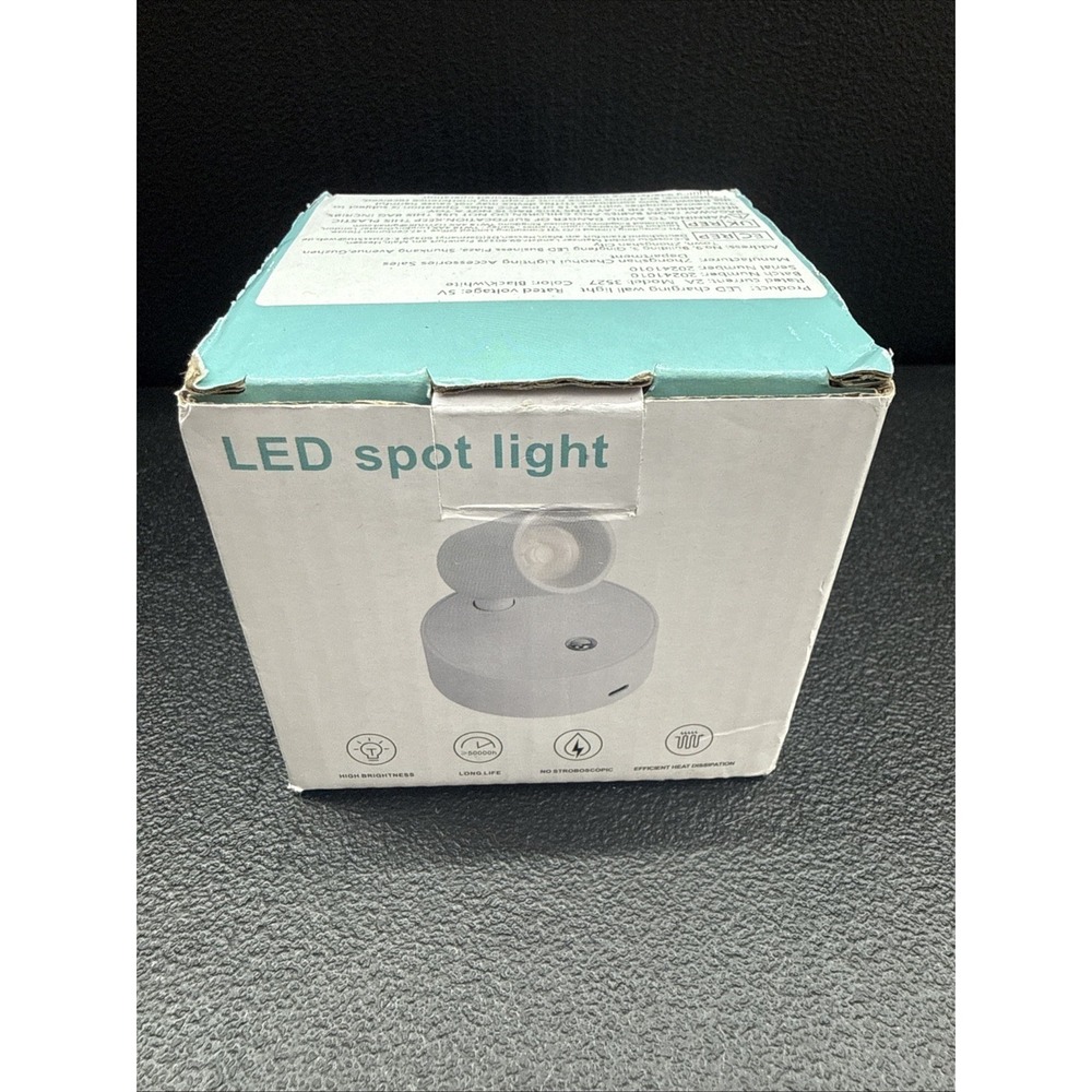 LED Indoor Spot Light for Adults, Black